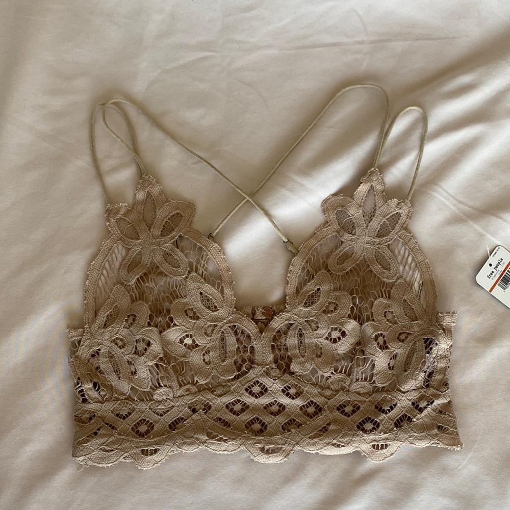 Free People Nude Bralette